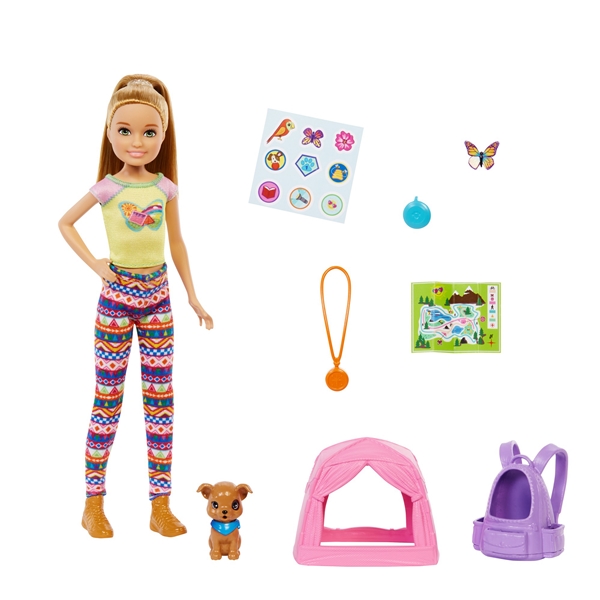 Barbie Camping Stacie & Hund (Bild 1 av 6)