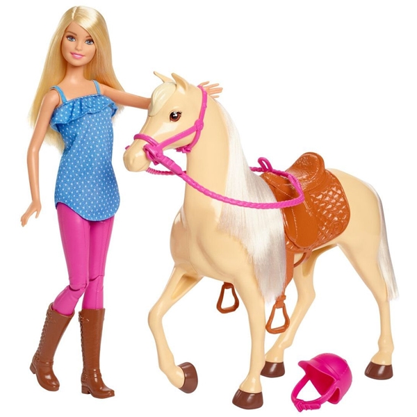 Barbie Doll and Horse (Blonde) (Bild 1 av 4)