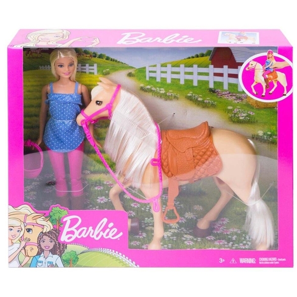 Barbie Doll and Horse (Blonde) (Bild 4 av 4)