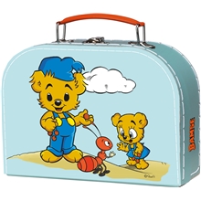 Bamse Pappväska Turkos 25 cm