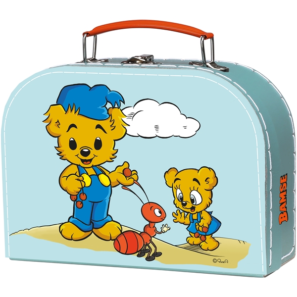 Bamse Pappväska Turkos 25 cm (Bild 1 av 3)