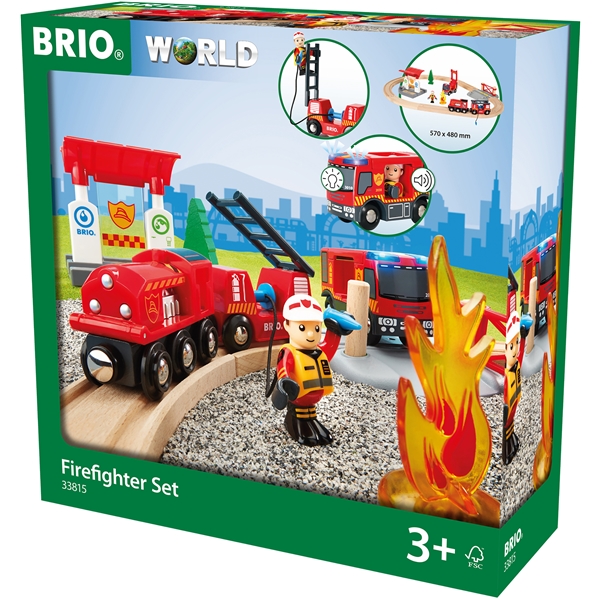 BRIO 33815 Tågset med Brandmanstema (Bild 6 av 6)