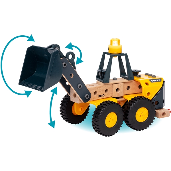 BRIO 34598 Builder Volvo Wheel Loader (Bild 2 av 8)