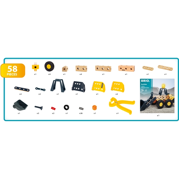 BRIO 34598 Builder Volvo Wheel Loader (Bild 3 av 8)