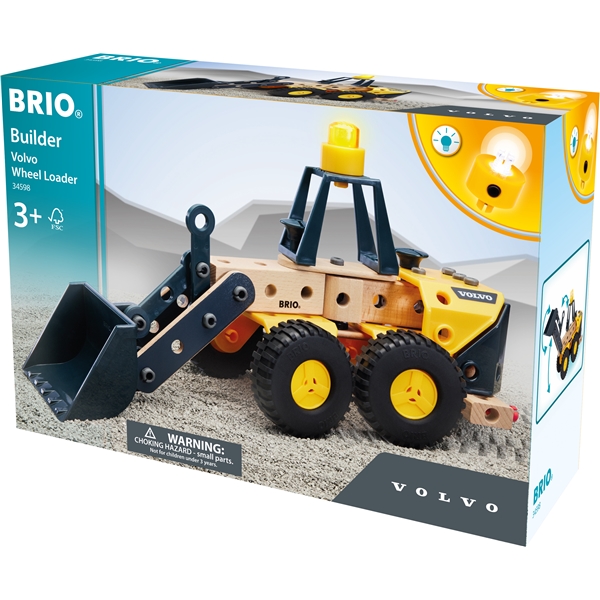 BRIO 34598 Builder Volvo Wheel Loader (Bild 6 av 8)