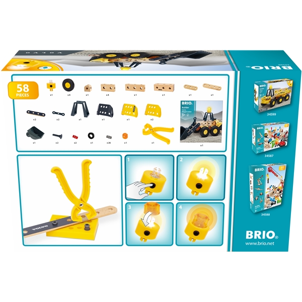 BRIO 34598 Builder Volvo Wheel Loader (Bild 7 av 8)