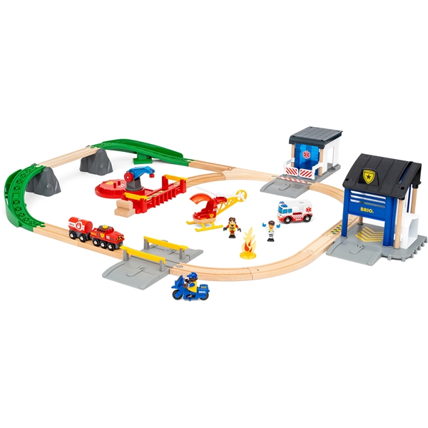 BRIO 36025 Rescue Team Train Set (Bild 1 av 9)