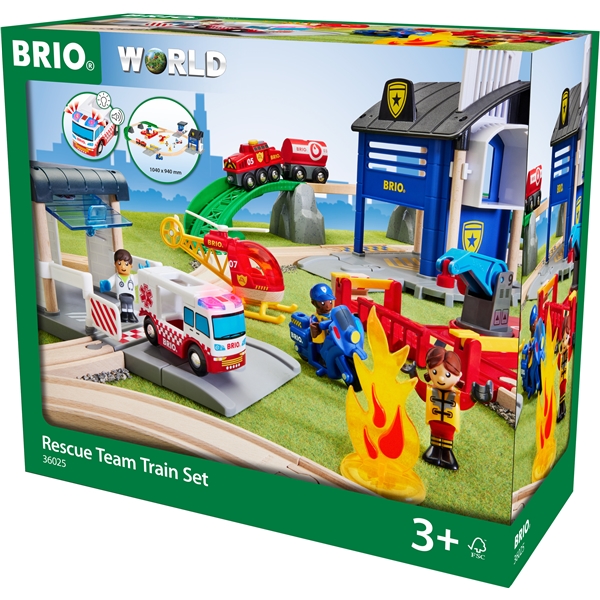 BRIO 36025 Rescue Team Train Set (Bild 9 av 9)