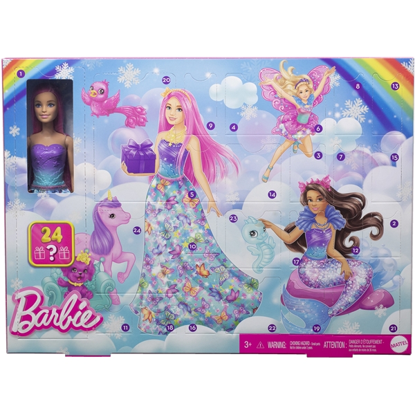 Barbie Fairytale Advent Calendar 2024 (Bild 1 av 7)