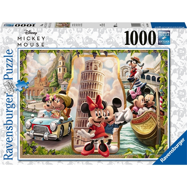 Pussel 1000 Bitar Vacation Mickey & Minnie (Bild 1 av 2)