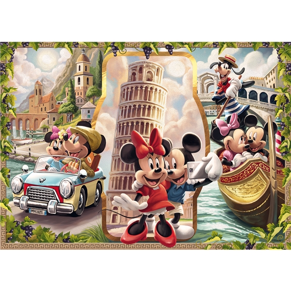 Pussel 1000 Bitar Vacation Mickey & Minnie (Bild 2 av 2)