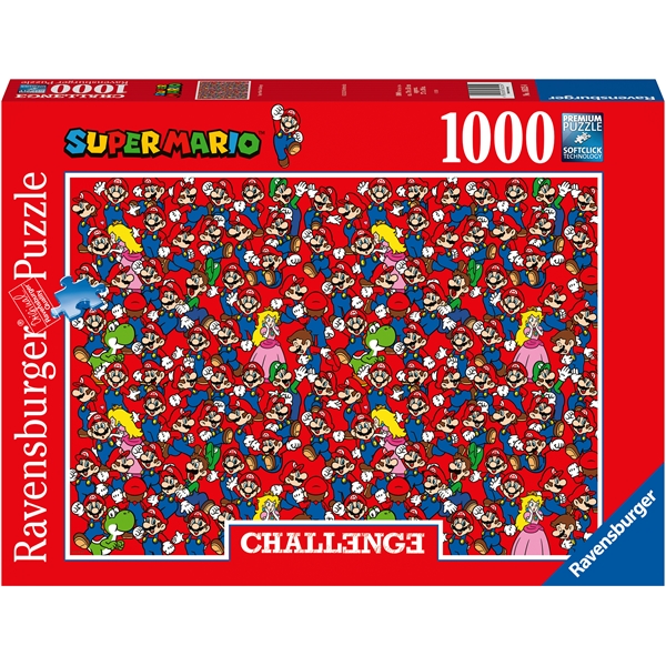 Pussel 1000 Bitar Super Mario Bros Challenge (Bild 1 av 2)