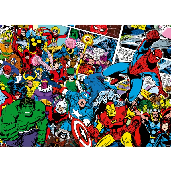 Pussel 1000 Bitar Challenge Marvel (Bild 2 av 2)