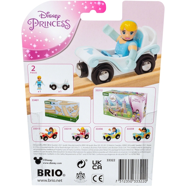 BRIO 33322 Disneyprinsessa Askungen och Vagn (Bild 3 av 3)