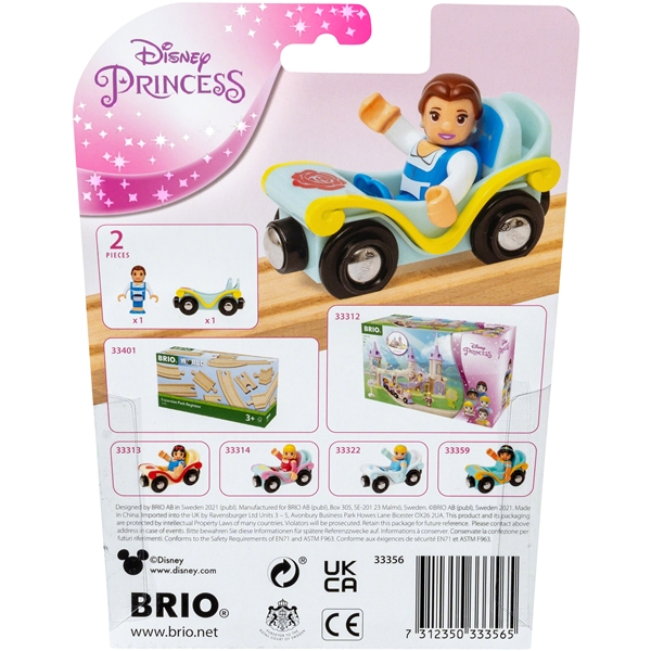 BRIO 33356 Disneyprinsessa Belle och Vagn (Bild 3 av 3)