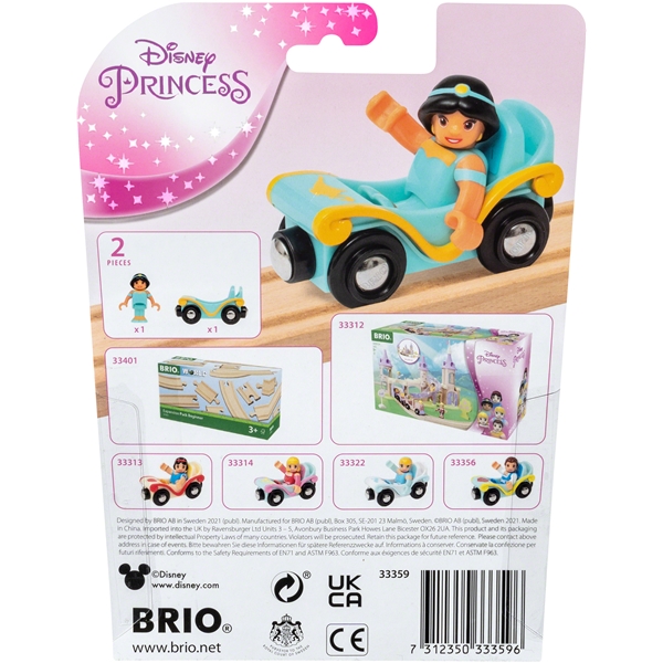 BRIO 33359 Disneyprinsessa Jasmine och Vagn (Bild 3 av 3)