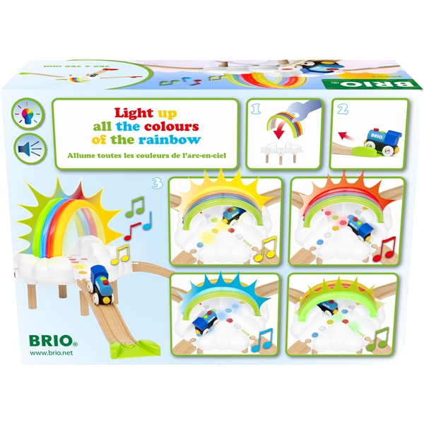 BRIO 36002 My First Railway Light Up Rainbow Set (Bild 8 av 9)