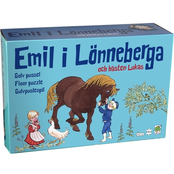 Emil i Lönneberga Golvpussel Emil och Hästen Lukas (Bild 2 av 2)