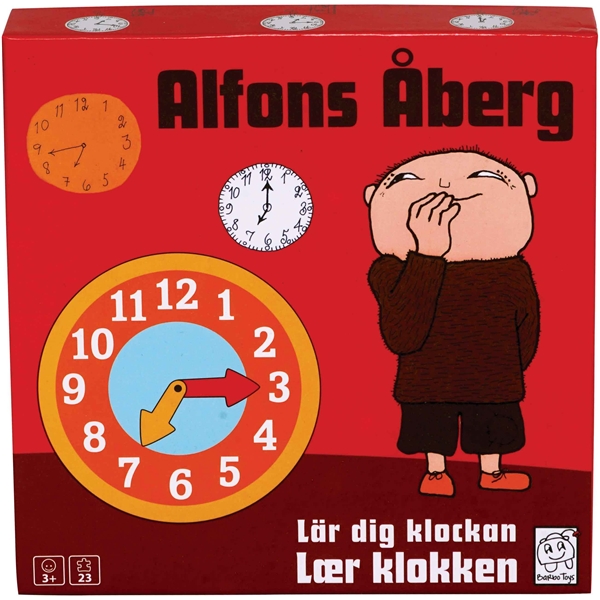 Alfons Åberg Lär Dig Klockan med Alfons