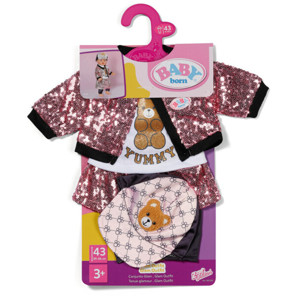 BABY born Glamour Outfit 43 cm (Bild 3 av 3)