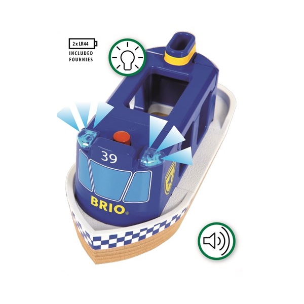 BRIO 33820 Polisbåt (Bild 4 av 4)