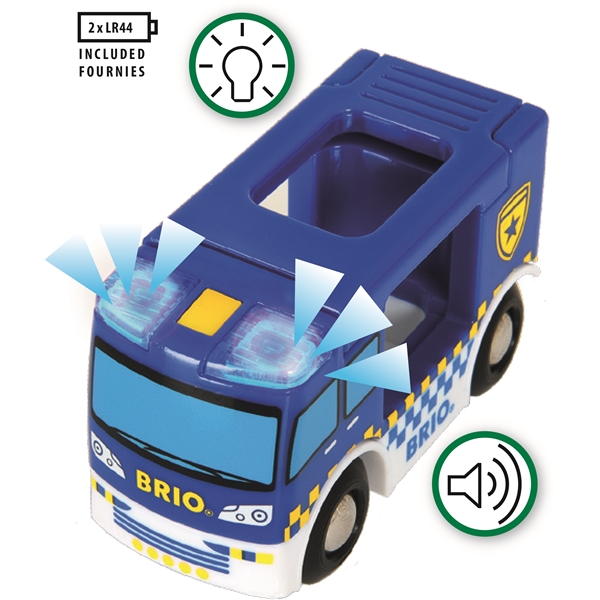 BRIO 33825 Polisbil (Bild 3 av 4)