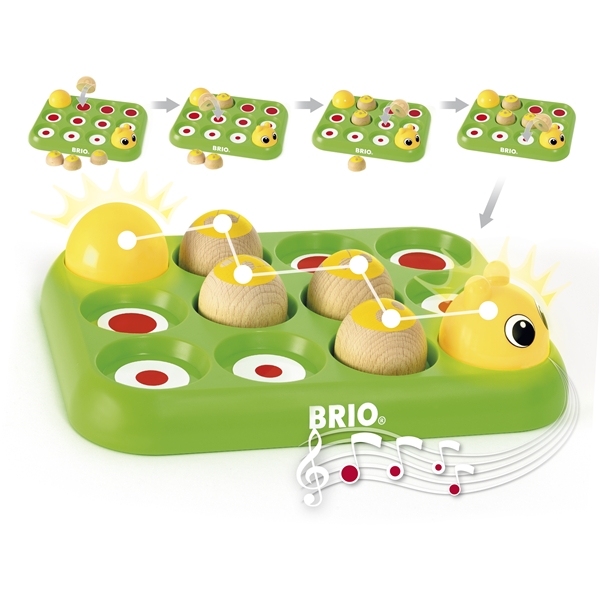 BRIO 30189 Lek och lär Musikalisk larv (Bild 2 av 5)