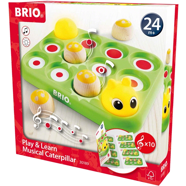 BRIO - 30189 Lek och lär Musikalisk larv (Bild 4 av 5)