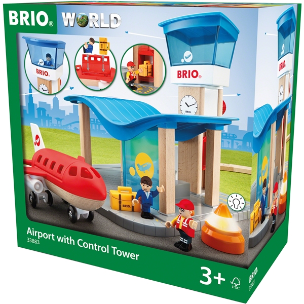 BRIO World - 33883 Flygplats med flygplan (Bild 5 av 5)