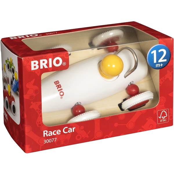 BRIO 30077 Race Car Vit (Bild 2 av 2)