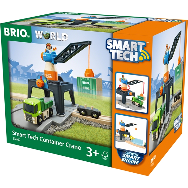 BRIO 33962 Smart Tech Container Kran (Bild 5 av 5)