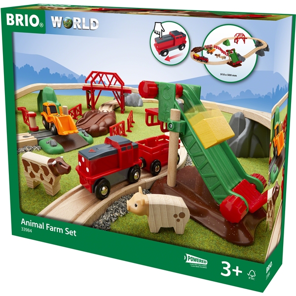 BRIO 33984 Bondgårdsset med Djur (Bild 7 av 7)