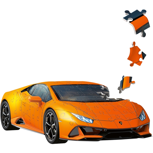 Pussel 3D Lamborghini Huracan Evo 108 Bitar (Bild 2 av 6)