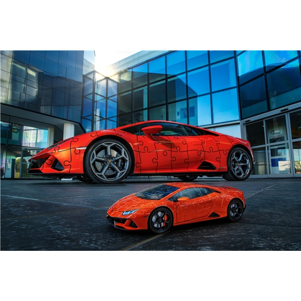 Pussel 3D Lamborghini Huracan Evo 108 Bitar (Bild 4 av 6)