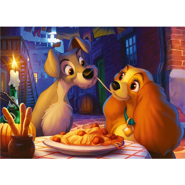 Pussel 1000 Bitar Lady and The Tramp (Bild 2 av 2)