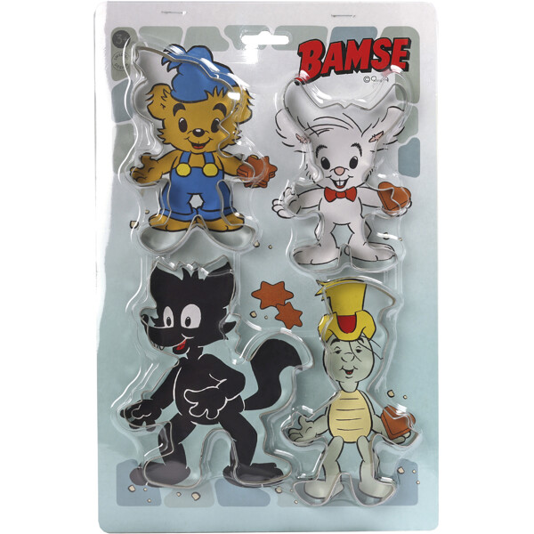 Bamse Bakformar 4 st (Bild 1 av 2)