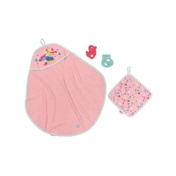 BABY Born Bath Hooded Towel Set Baby Born BABY born