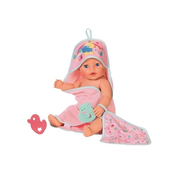 BABY Born Bath Hooded Towel Set Baby Born BABY born