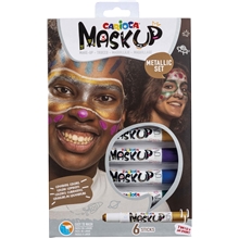 Mask up ansiktsfärg, Metallic 6-pack