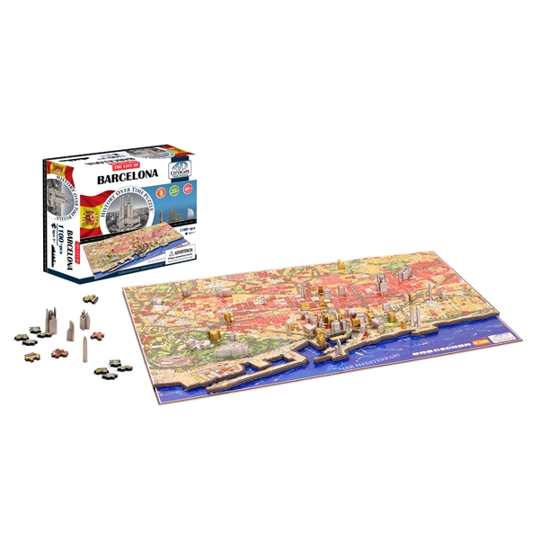 4D Cityscape Pussel Barcelona (Bild 1 av 2)