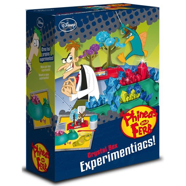 Phineas & Ferb Experimentlåda Kristaller