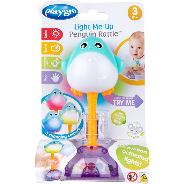 Playgro Light Me Up Penguin Rattle (Bild 6 av 6)