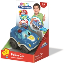 Clementoni Baby Police Pullback Car