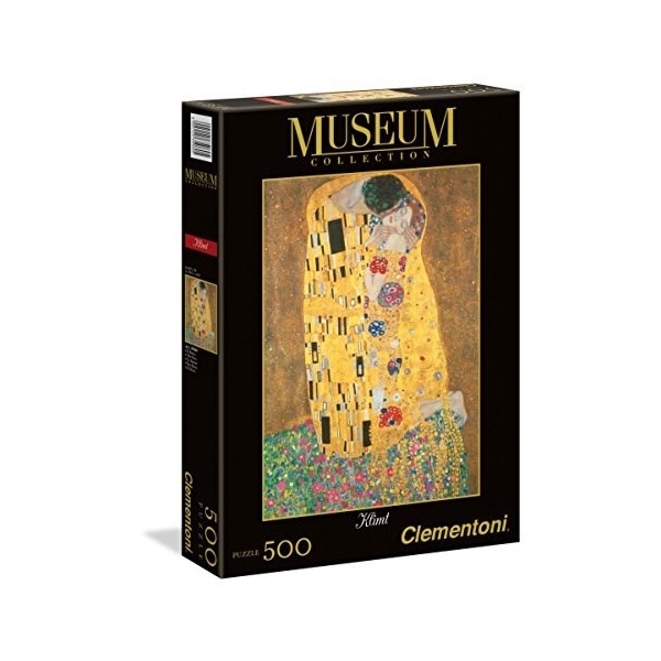 Pussel 500 Bitar Museum Collection Klimt The Kiss (Bild 1 av 2)