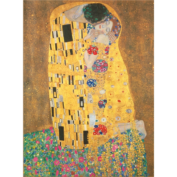Pussel 500 Bitar Museum Collection Klimt The Kiss (Bild 2 av 2)