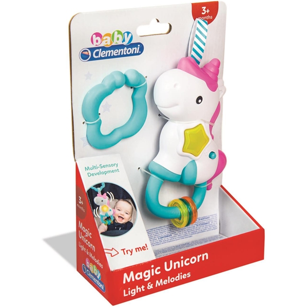 Clementoni Baby Electronic Rattle Unicorn (Bild 1 av 3)