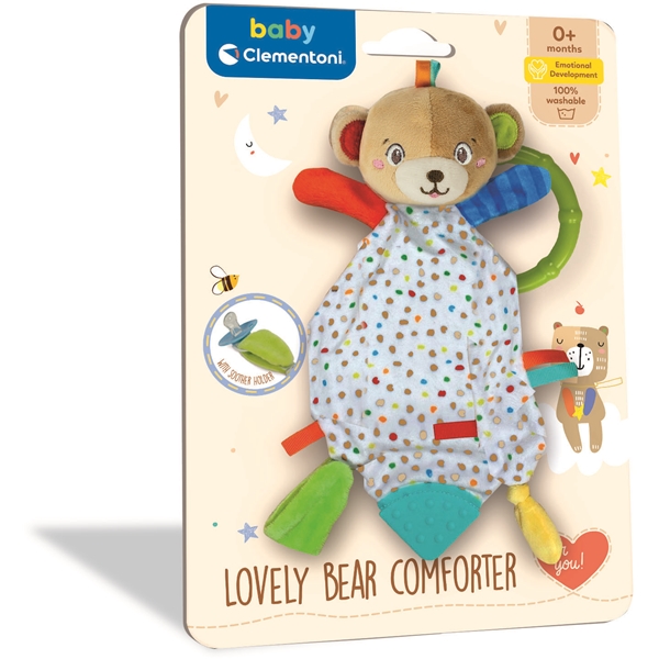 Clementoni Baby Soft Comforter Lovely Bear (Bild 2 av 4)