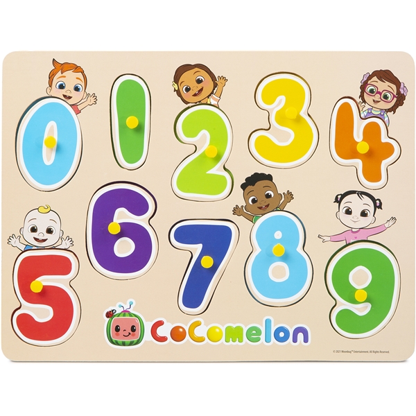 Cocomelon Number Peg Board (Bild 1 av 2)