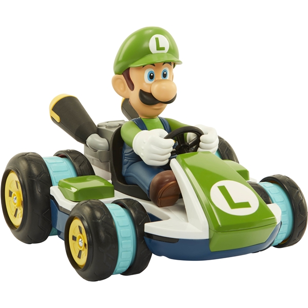 Super Mario Mario Kart Mini RC Racer Luigi (Bild 2 av 3)