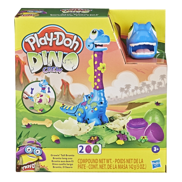 Play-Doh Dino Crew Hatchin' Brontosaurus (Bild 1 av 2)